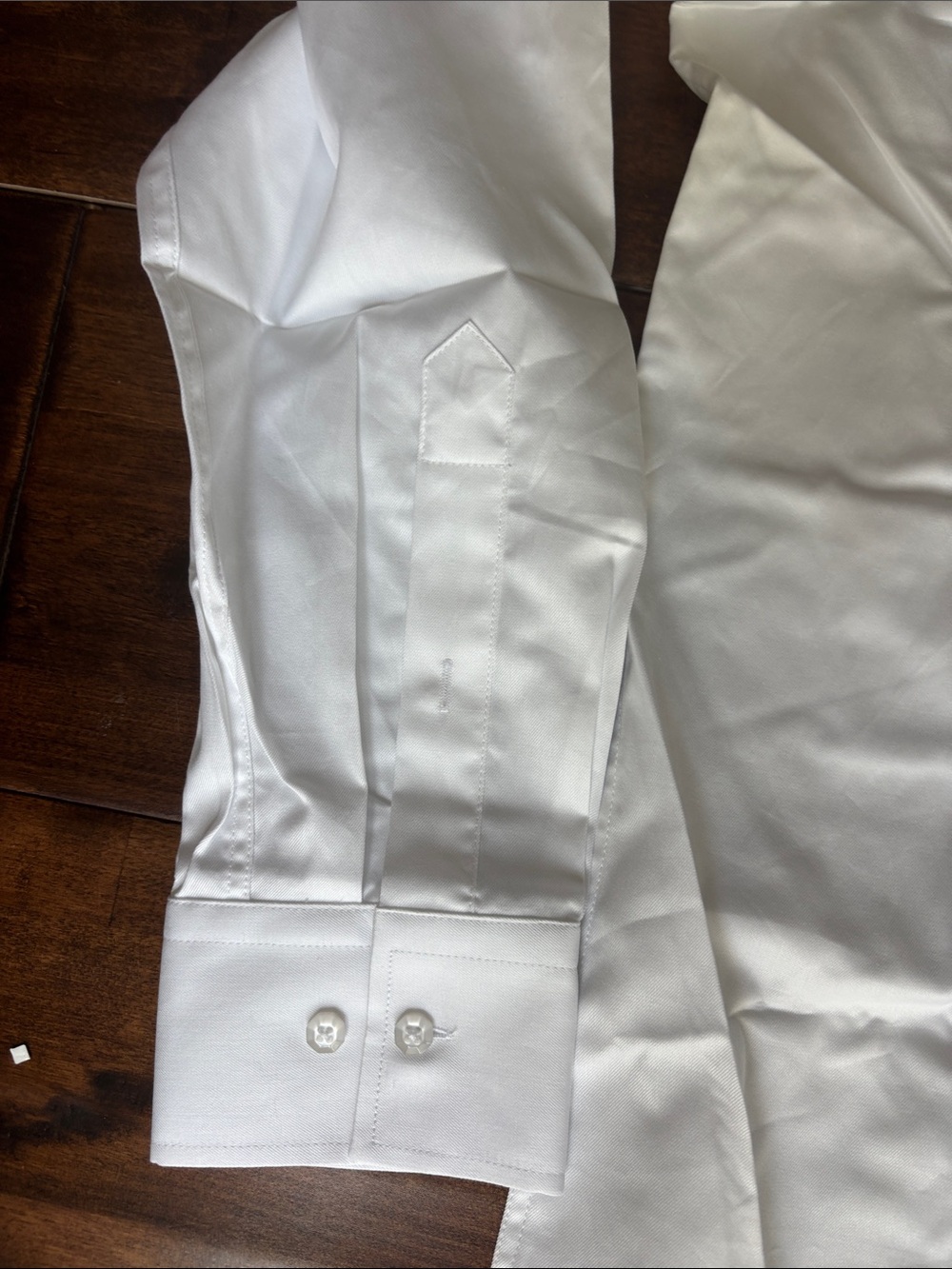 White Cotton Dress Shirt - Picture 4 of 10